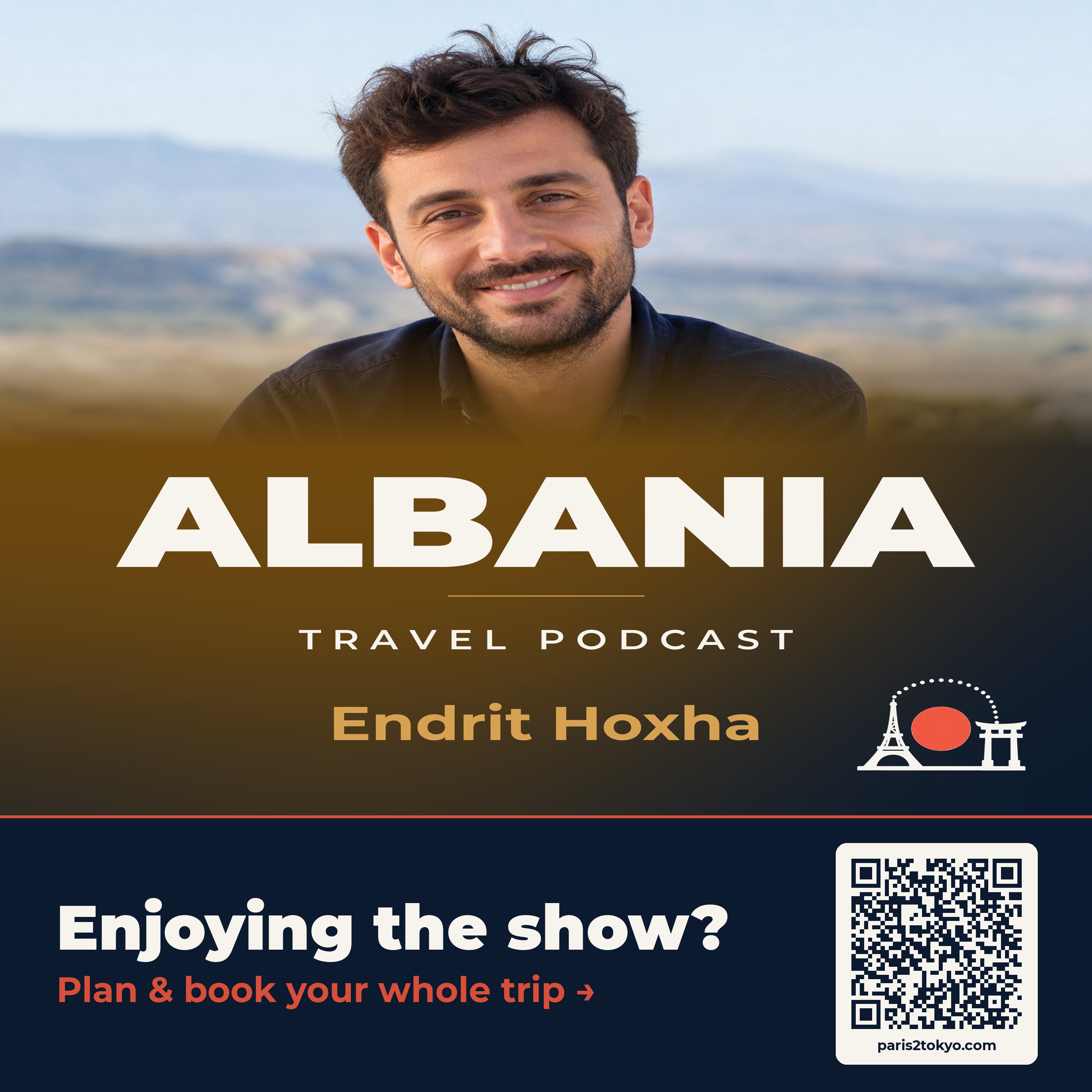 Artwork for Albania Travel Podcast with Endrit Hoxha
