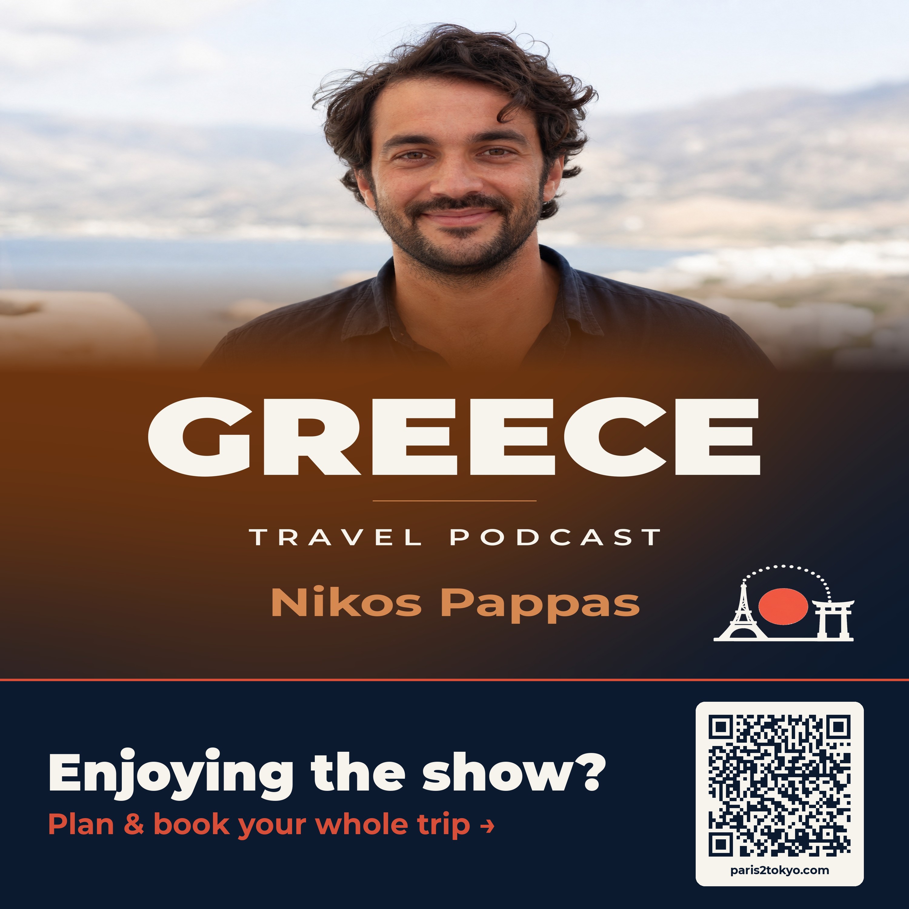 Artwork for Greece Travel Podcast with Nikos Pappas